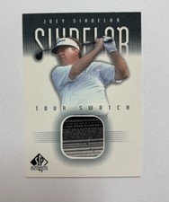 2001 Upper Deck SP Authentic Golf Joey Sindelar #JS-TS Tour Swatch Relic