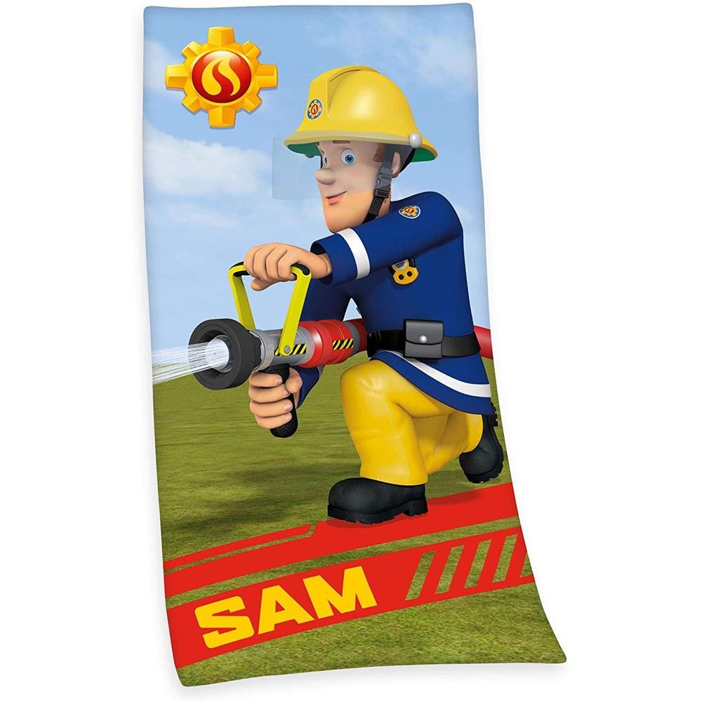 Велюровая накидка для пастуха Feuerwehrmann Sam, 75x150 см, Ручная накидка Baumwolle