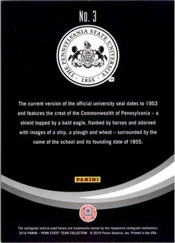 新品未使用! 1974 Penn State University2026 School Seal 2016 Panini Penn State Nittany Lions - #3 | eBay