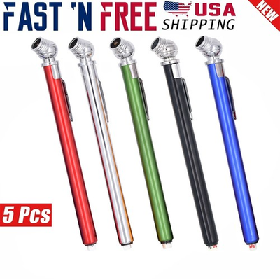 #ad 5Pcs Pencil Pen Style Truck Auto Vehicle Car Tire Air Pressure Gauge 10 100 PSI $10.78