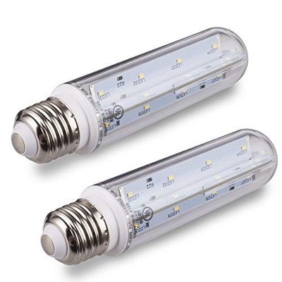 Lighting T10 LED Bulb 60W Clear Tubular, E26 Medium Base, Sub Zero Fridge and