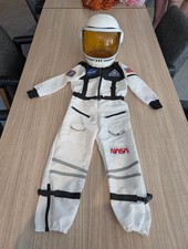 NASA Astronaut Costume with Helmet - Kids Space Suit Outfit Age 6-8