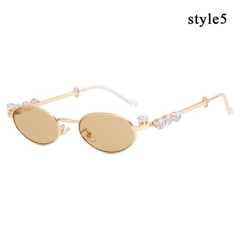 Oval Shades Eyewear Brille Bling Brille Brillengestell Metallbrille Mode UV4 - - Bild 22 von 27