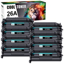 8 Fit For HP Laserjet M402dw M402dne CF226A 26A Black Laser Toner Cartridges