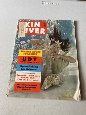 SKIN DIVER MAGAZINE MAY 1963 SKEENA RIVER TREASURE SPEARFISHING SCIENCE
