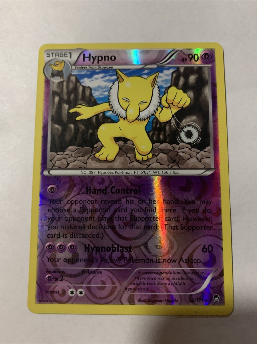 Buy Hypno 36/111 XY - Furious Fists Reverse Holo online | eBay