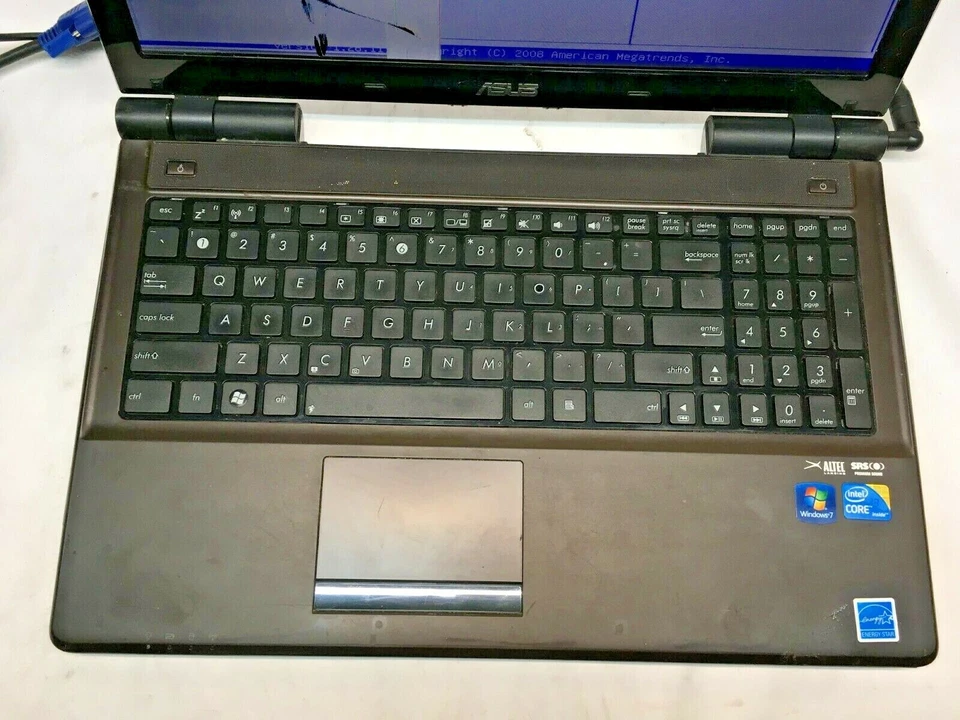 ASUS U50F core i3 Laptop for Parts Damaged LCD Screen NO HDD/RAM/Charger JR - Image 3 of 4