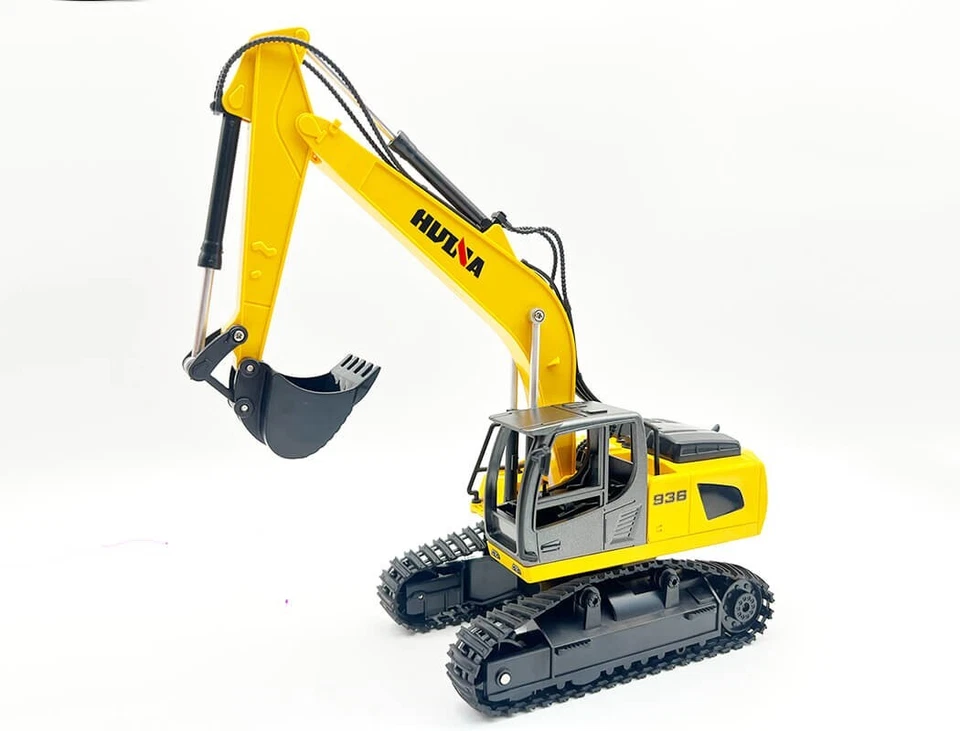 Huina 1319 Set Camion Pianale Ribassato + Escavatore Radiocomandati Scala 1:24 - Immagine 3 di 4