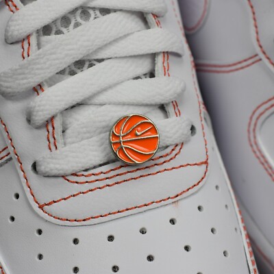 NWT Nike Air Force 1 07 LV8 EMB Rucker Park Kobe White Orange Mens 