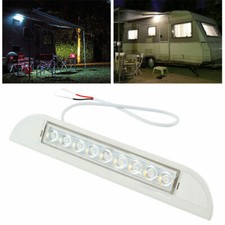 23cm 12V LED Au&szlig;enlampe 400 Lumen warmwei&szlig; Wohnwagen Wohnmobil Caravan Boot NEU+