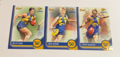 2023 Select Emma Swanson, Dana Hooker, Bella Lewis - West Coast Eagles - AFLW