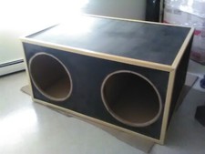 Heavy duty Audio Equipment Dual 18" Subwoofer Enclosure