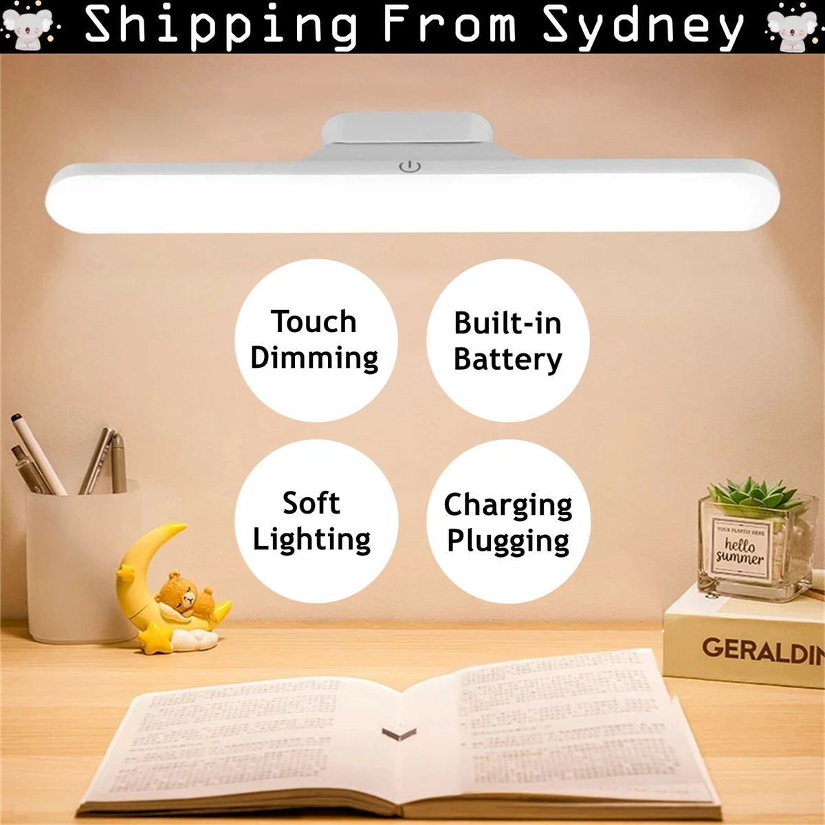 Magnetic stepless 2024 dimming light