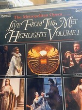 The Metropolitan Opera Live From The Met  -Laserdisc