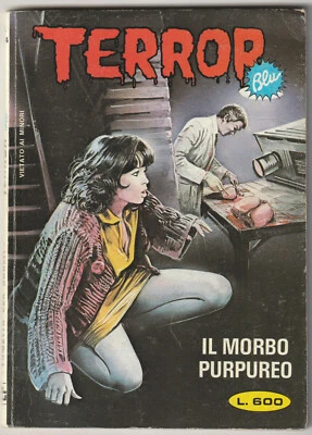 ✪ TERROR BLU #134 Il morbo pupureo, Ediperiodici 1982 COMIC-TASCHENBUCH Z2 - Bild 1 von 3