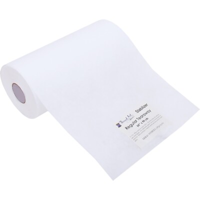 TEARAWAY EMBROIDERY MACHINE STABILIZER BACKING - PRECUTS & ROLLS - MEDIUM WEIGHT
