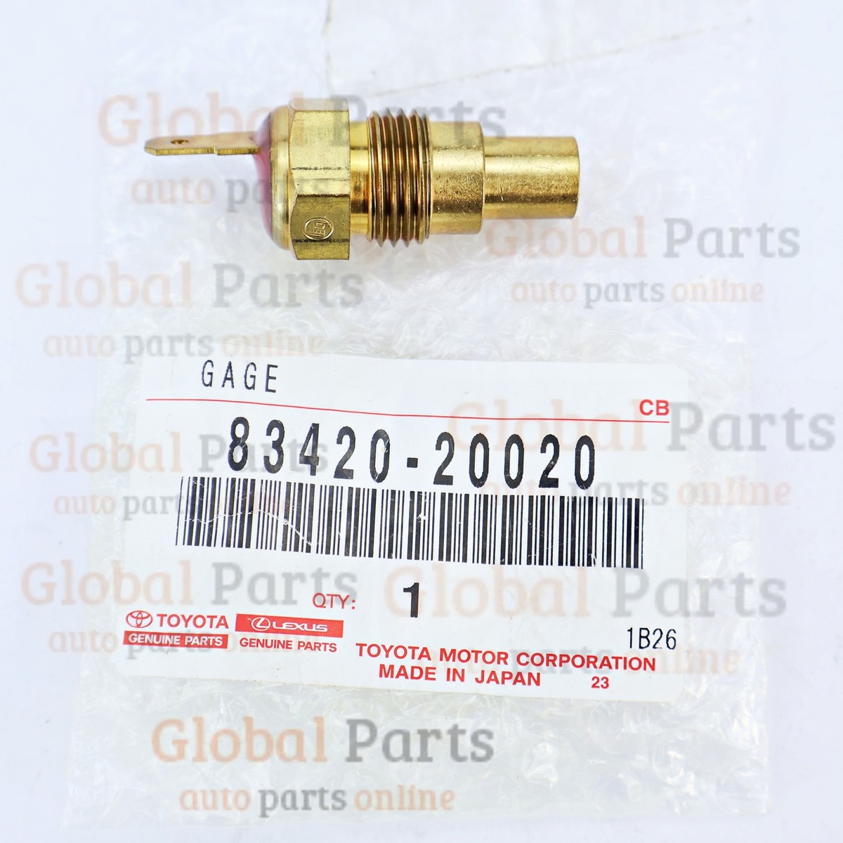 Toyota GAGE ASSY, WATER TEMPERATURE SENDER 8342020020 83420-20020