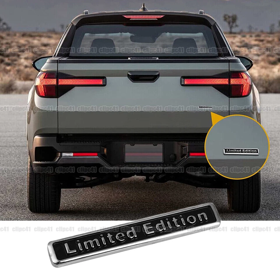 Negro 3D Edición Limitada Logo Emblema Insignia Metal Adhesivo Calcomanía Accesorios Coche Foto 4 de 4