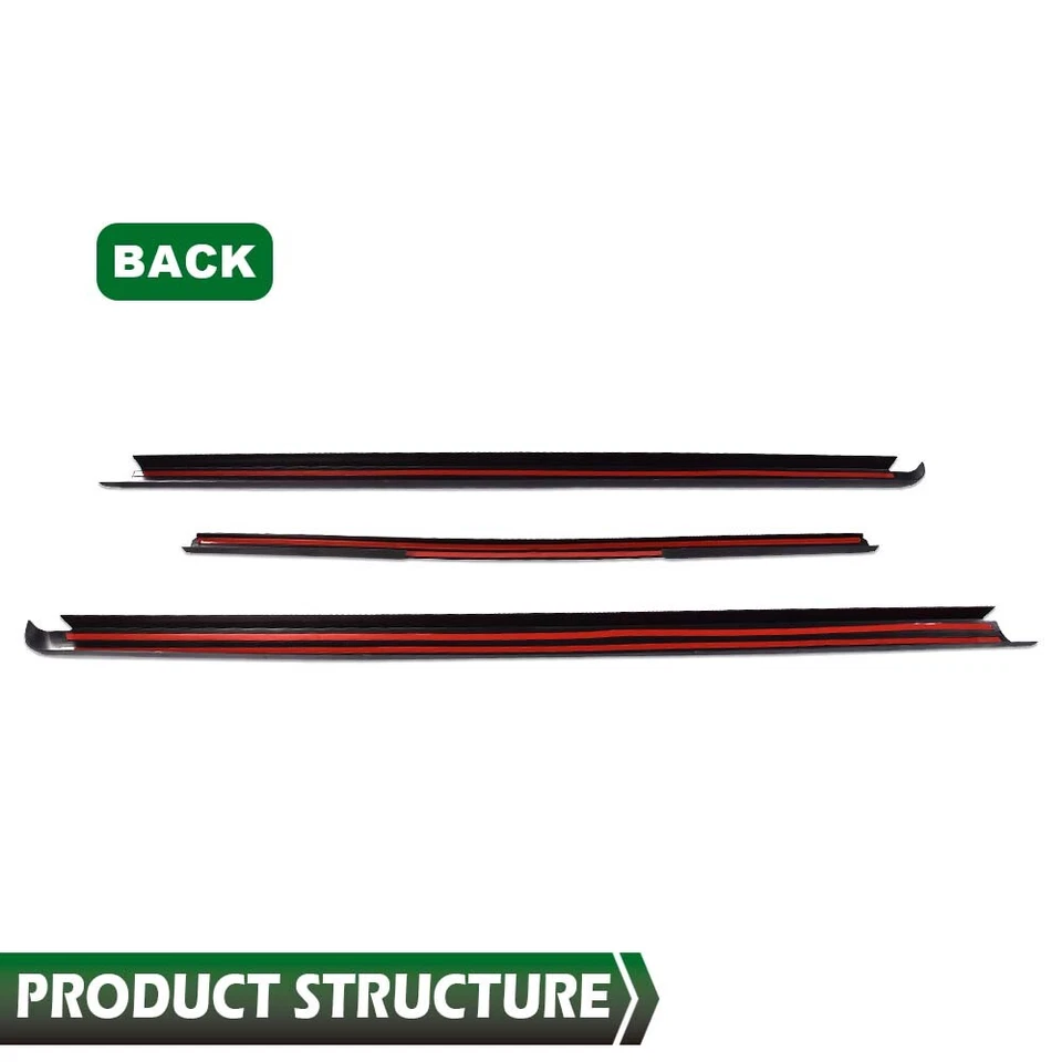 Fit For 2005-2014 Nissan Frontier King Cab Tailgate Bed Rail Protector Caps Foto 3 de 4