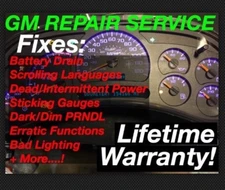 2003-06 GM SILVERADO 2500HD  Speedometer Gauge Cluster FULL REPAIR SERVICE 04 05