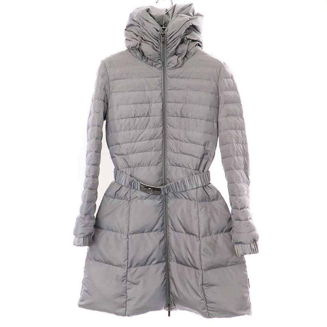 国内正規モンクレール　FRAXINELLE ダウン　グレー　サイズ2 ベルト Moncler FRAXINELLE BELTED DOWN COAT GREY 0 Used MESC-0 | eBay