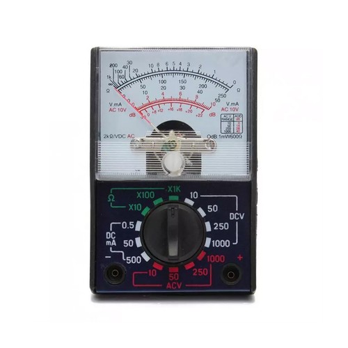 Analog Multimeter AC / DC Volt 1000V DC Current 500mA Meter with Test ...