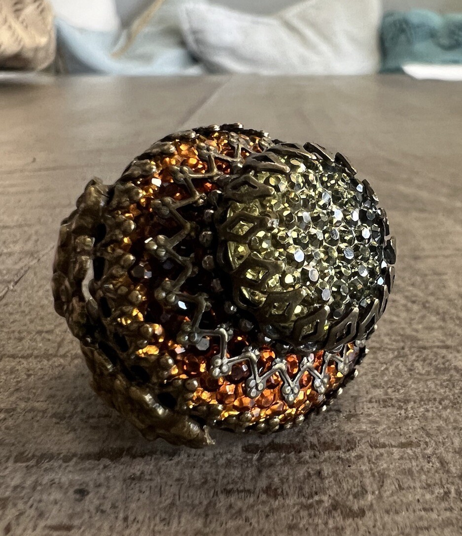 Sweet Romance Opulent Adjustable Ring Sparkling R… - image 3