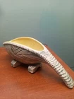 Vintage McCoy Basket Line Matte Pottery Planter Dish 1959 USA MCM 11" Long