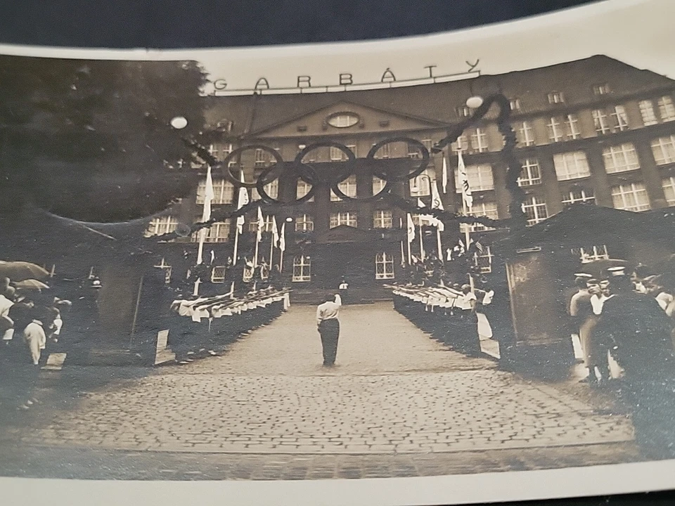 Germany Photo Postcard 1936, Berlin Olympics , Personal invitation, W/ Postmark  - Image 2 of 4