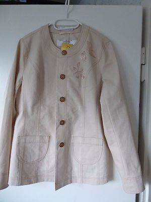   Jeans Jacke    Gr36/.38  Farbe sant      von Counture Line