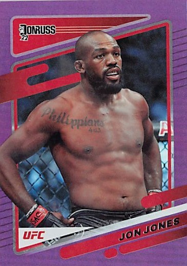 2022 Donruss UFC Purple Flood #12 Jon Jones p2s-32515