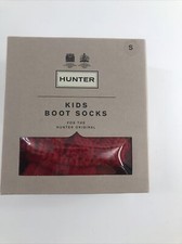 Hunter Kids' Cable Boot Sock, Red