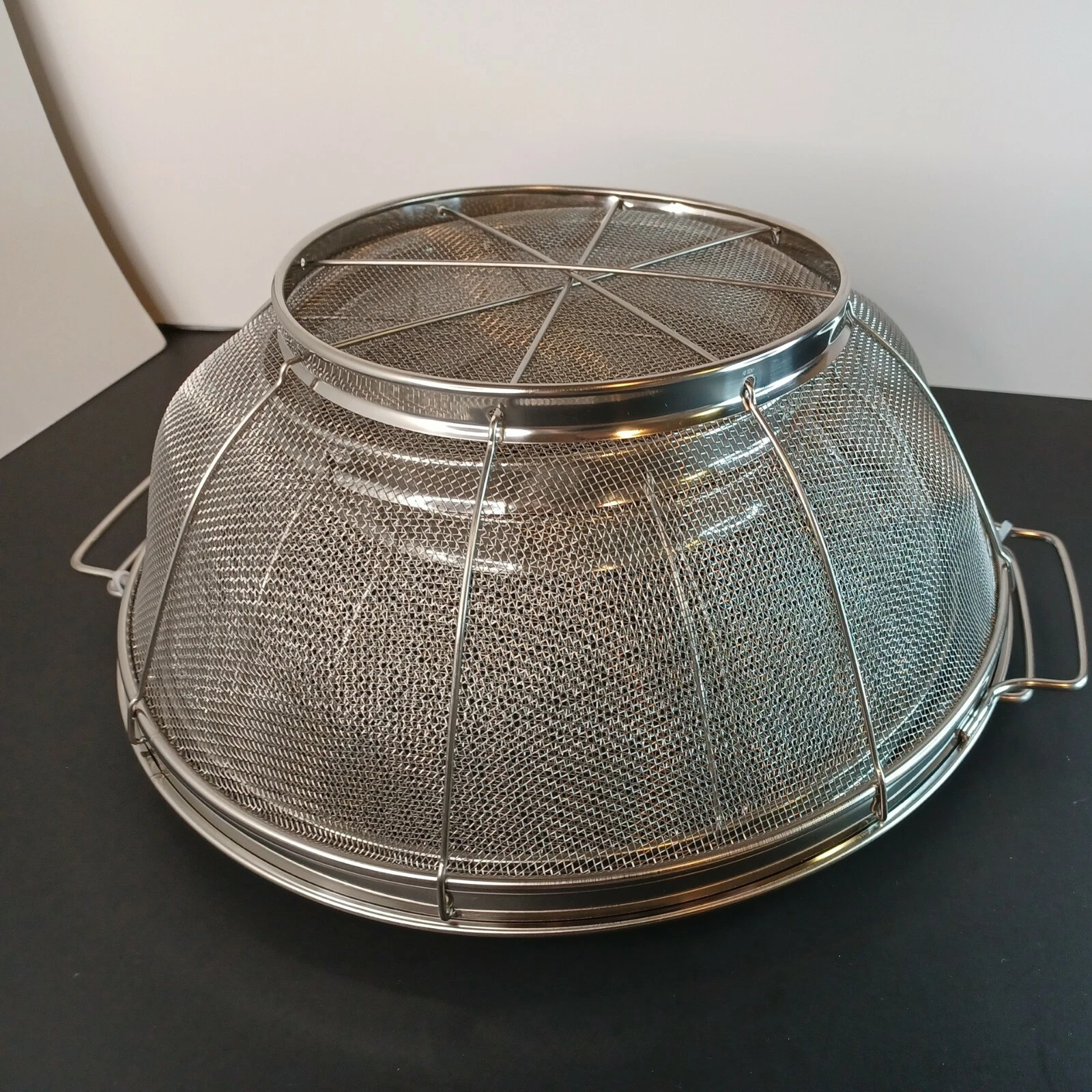 U.S. Kitchen Supply 3 Pack Stainless Steel Mesh Net Strainer Baskets.