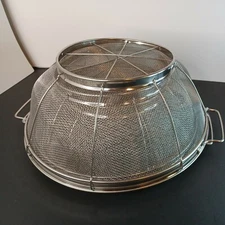 U.S. Kitchen Supply 3 Pack Stainless Steel Mesh Net Strainer Baskets.