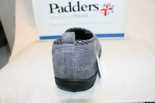SHOES/FOOTWEAR -Padders Lewis grey slipper size 12 - Picture 5 of 7