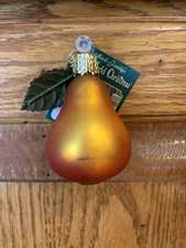 Merck Family Old World Christmas Ornament The Glass Pear *NWT*