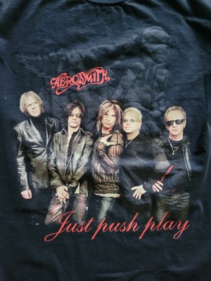aerosmith just push play t shirt