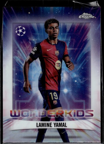 2024-25 Topps Chrome Edition UCC #WK-1 Lamine Yamal Wonderkids
