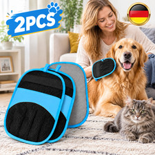 2x Tierhaarentferner / Handschuh / Enthaarungsb&uuml;rste / Einfach und Schnell