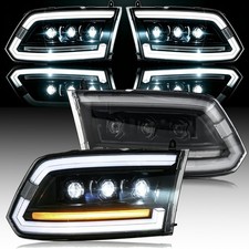 Full Led Projector Headlights For 200918 Dodge Ram 1500 2500 3500 Animation Drl