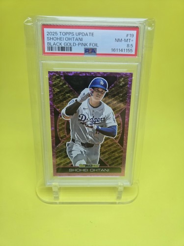 💥⚾️2025 Topps Update Series Topps Black Gold Shohei Ohtani #BG-19 Pink Foil⚾️💥