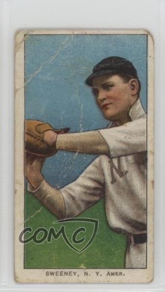 1909-11 T206 Polar Bear Back Ed Sweeney Jeff Sweeney 0i1b