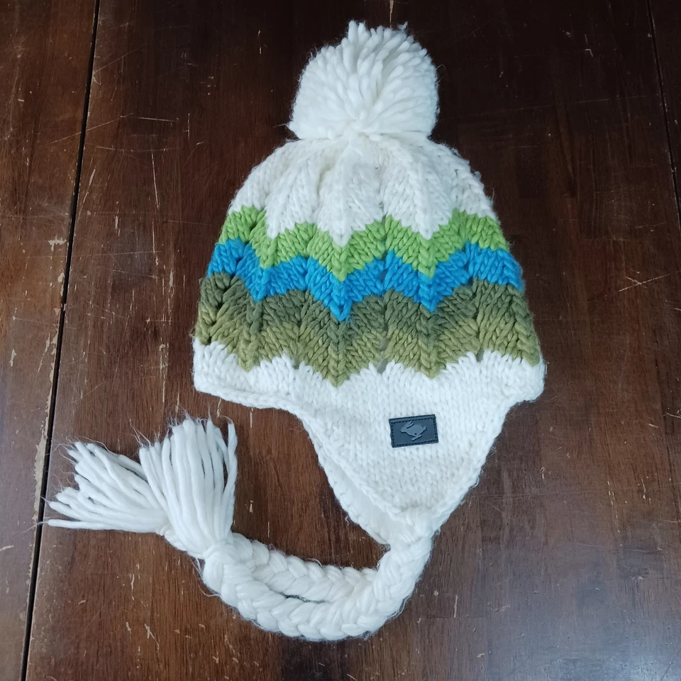 Okoboji Айова Petergrimm вязаный Beanie флис уха клапан Tassle зимние чулки шляпа - Изображение 2 из 4