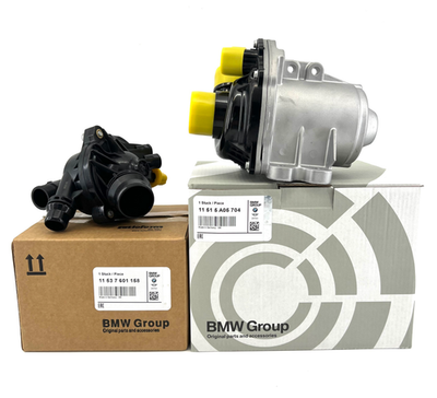 #ad #ad Electric Engine Water Pump w Thermostat for BMW 335i 535i N54 N55 x5 x6 3.0L New $229.99