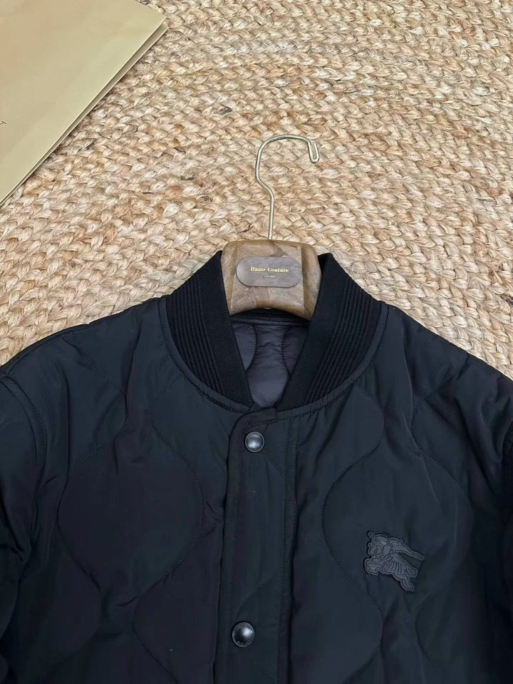 BURBERRY DARK JACKET FOR MEN IN WOOL AND NYLON - Image 2 of 4