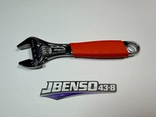 Snap-on Tools New Red 6 Soft Grip Flank Drive Plus Adjustable Wrench Fadh6br