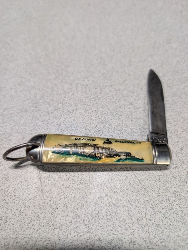 Vintage U S Capitol Washington Dc Souvenir Knife LK Co. USA