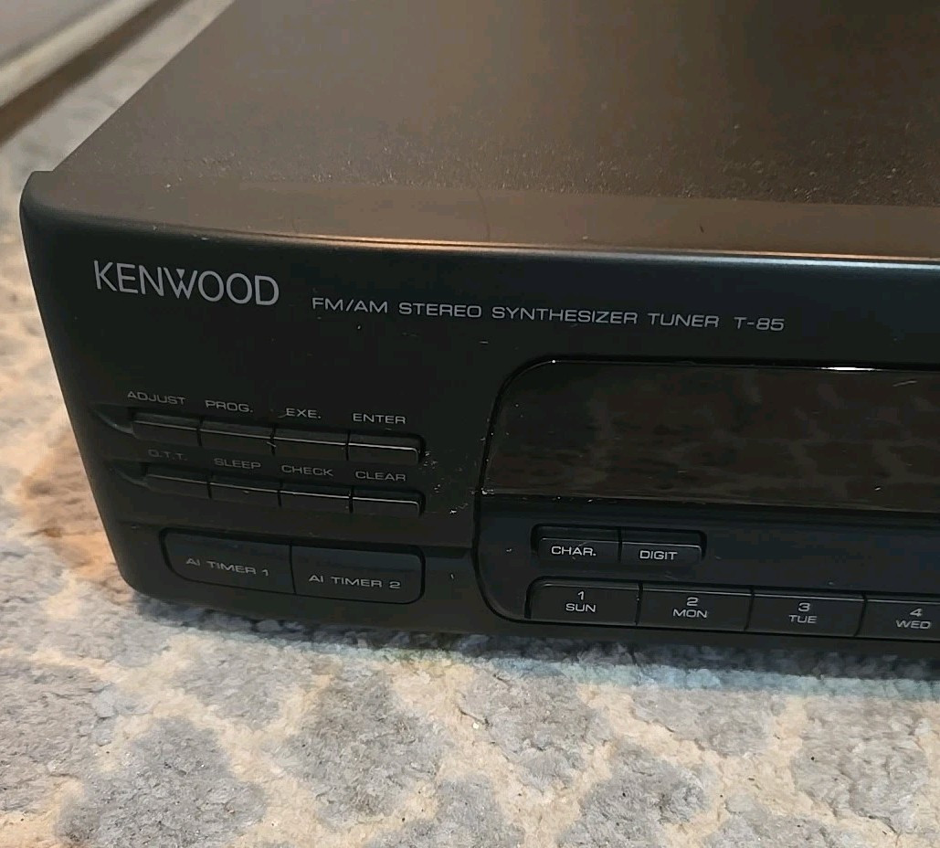 Kenwood Stereo Synthesizer Tuner T-85 | eBay