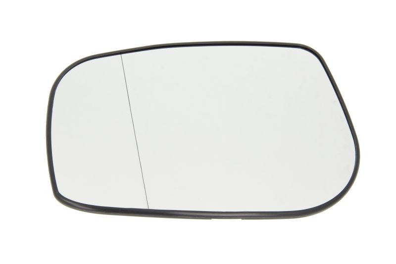 Left Mirror Glass (Aspherical, Heated, Chrome) Fits: TOYOTA AVENSIS T25