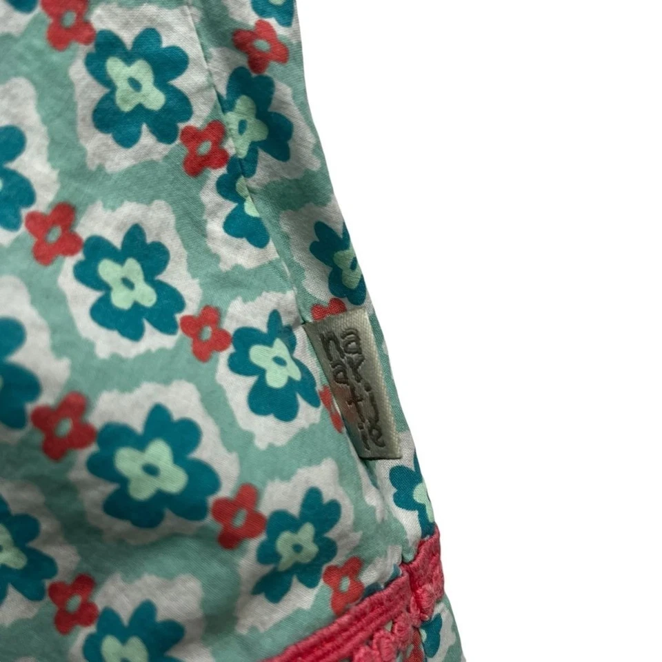 Falda Naartjie Niñas Azul Floral y Coral Talla 9 Años Foto 3 de 4